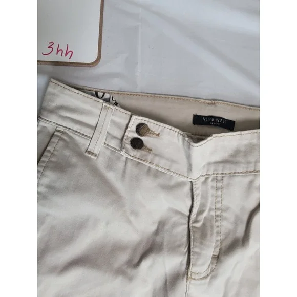 womens Nine West khaki dress pants, size 8 - Picture 4 of 7